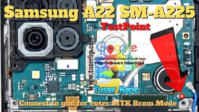 Samsung Galaxy A22 Test Point / EDL Point